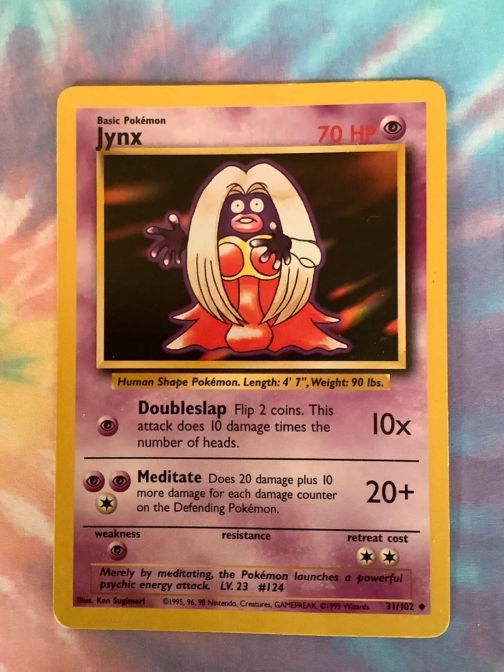 Pokemon Original 31/102 Uncommon Jynx